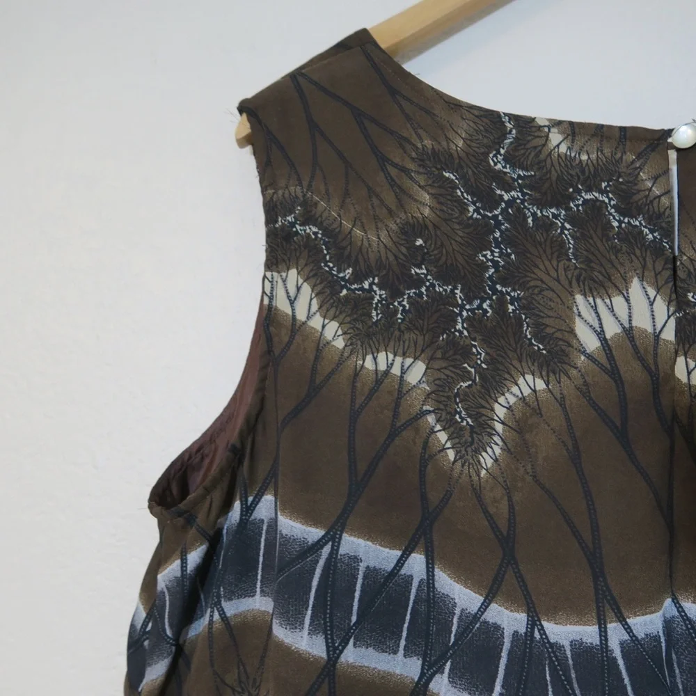 Dress-U-II by Sharon Maxi Dress Artsy Sleeveless‎ Safari